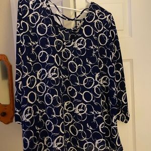 Womens Plus Size Avenue Blouse
